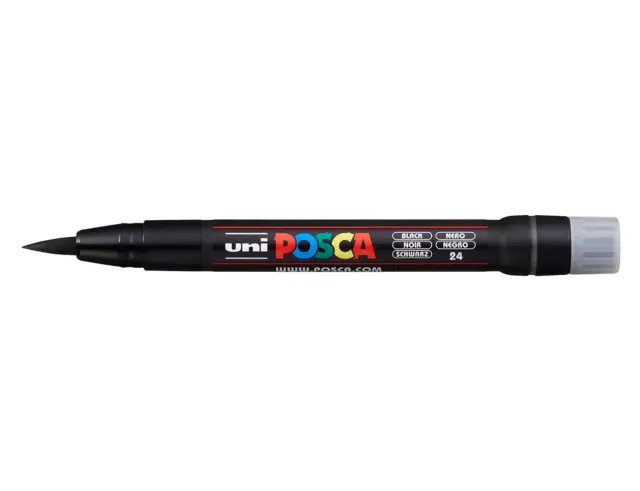 Μαρκαδόρος Σχεδίου Uni Posca PCF-350 με πάχος μύτης 1.0-10.0mm - BlackPCF-350(E) - MAYPO