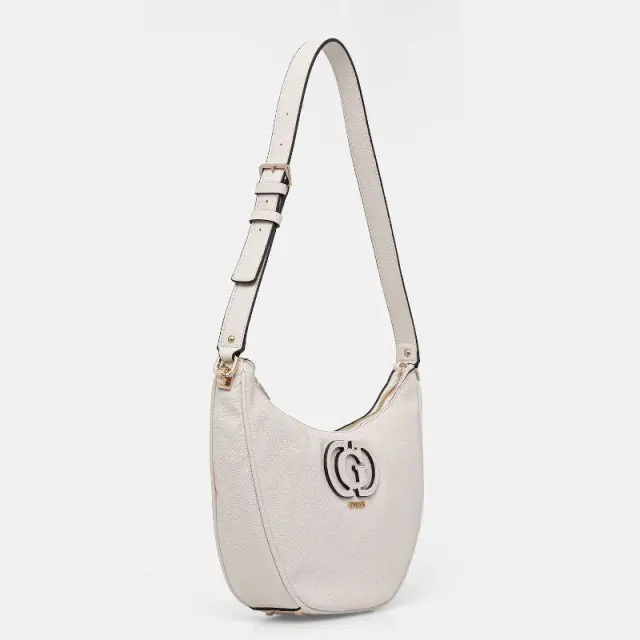 Guess - Γυναικεία Τσάντα Ώμου Silvye Bucket Bag HWBG9536020-OFF Εκρού 2