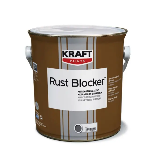 Αστάρι Μαύρο KRAFT RUST BLOCKER 0.75lt