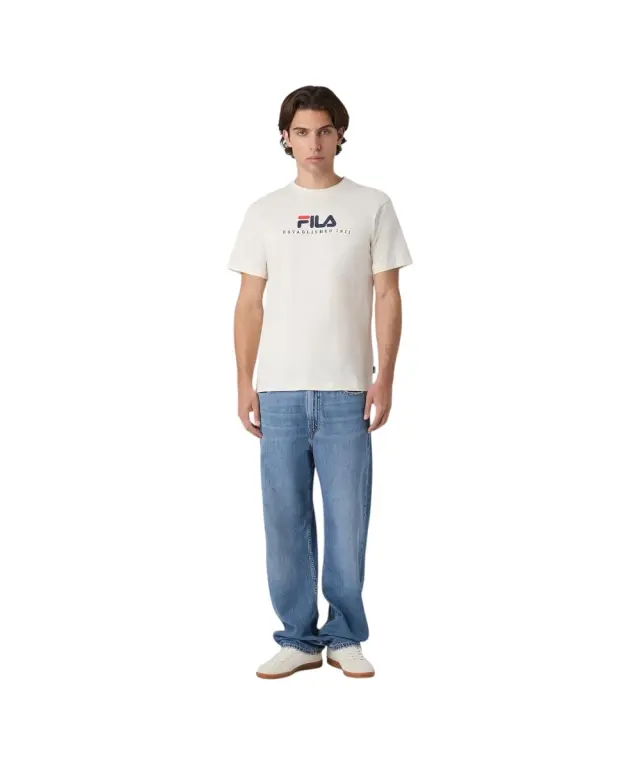 Fila - Ανδρικό T-shirt Valsera FAU0225-10010 Εκρού 3