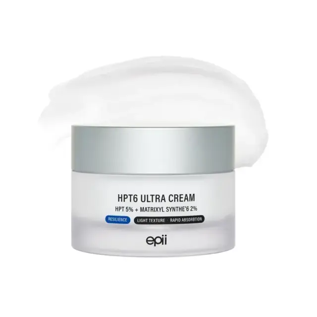 Epii HPT6 Ultra Cream 5% – Συσφικτική & Plumping Κρέμα με 5% HPT και 2% Matrixyl Synthé’6 για Ρυτίδες & Ελαστικότητα Ενυδατική Κρέμα, 50 ml