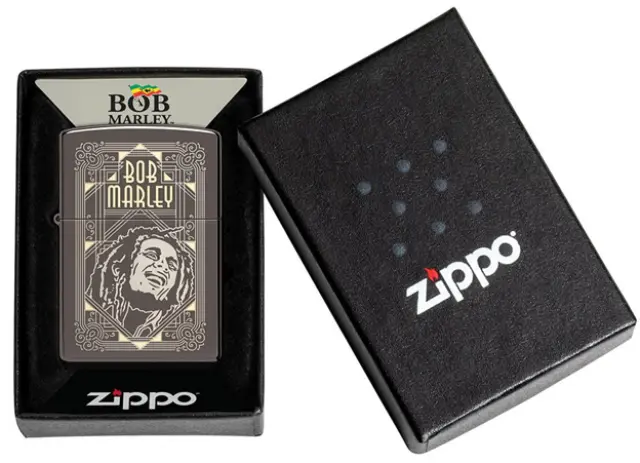 ZIPPO Αναπτήρας - 49825 Bob Marley Black Ice 3