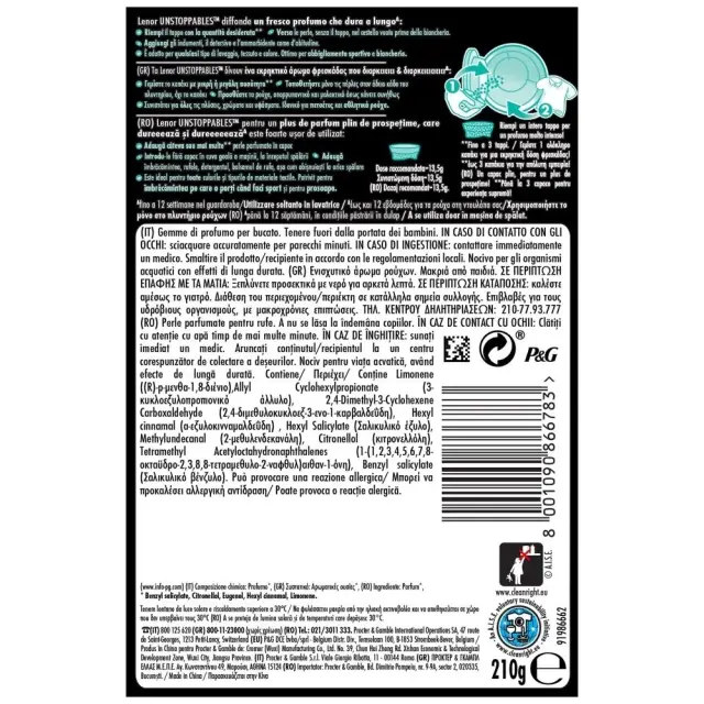Lenor Unstoppables Ariel 210gr 2