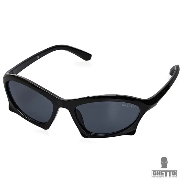 Ghetto Steampunk Sport Sunglasses Unisex Black