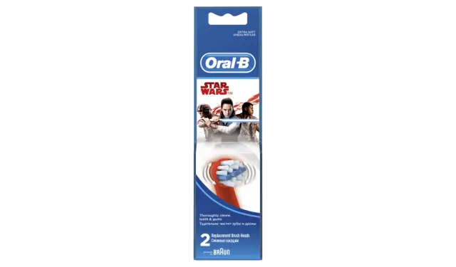 Oral-B Stages Power Star Wars Ανταλλακτικά Βουρτσάκια για τις Επαναφορτιζόμενες Οδοντόβουρτσες Oral-B Stages Power Cars, 2τμχ