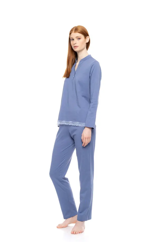 W1734 - Cosmos Blue - PYJAMA NIGHT LOVERS SOLID 2