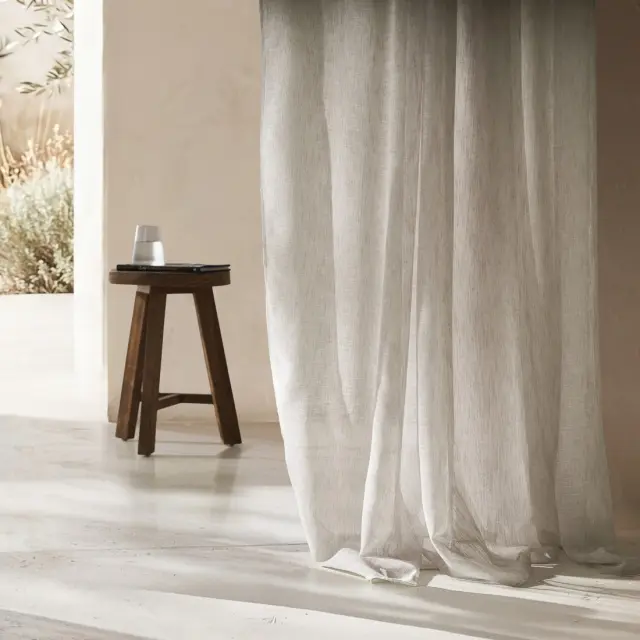 Κουρτίνα με σιρίτι Gofis Home Combe 20-04-502-2/01 Cloud Grey 140x295 2