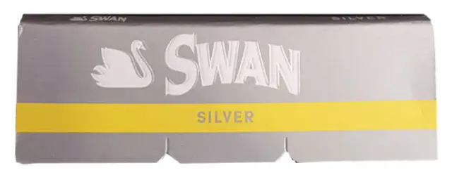 SWAN Χαρτάκια - Ασημί Νέο 50φ.