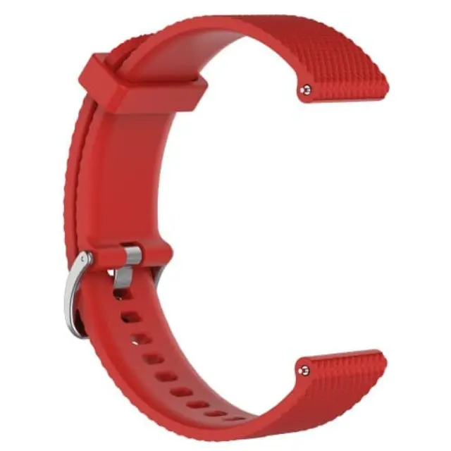 Λουράκι Σιλικόνης Κόκκινο (Fits all 20mm) 2