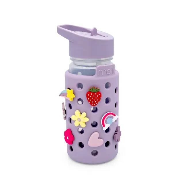 Melii Παγούρι Με Στόμιο Pop Up Charms 450ml Μωβ MEL27730
