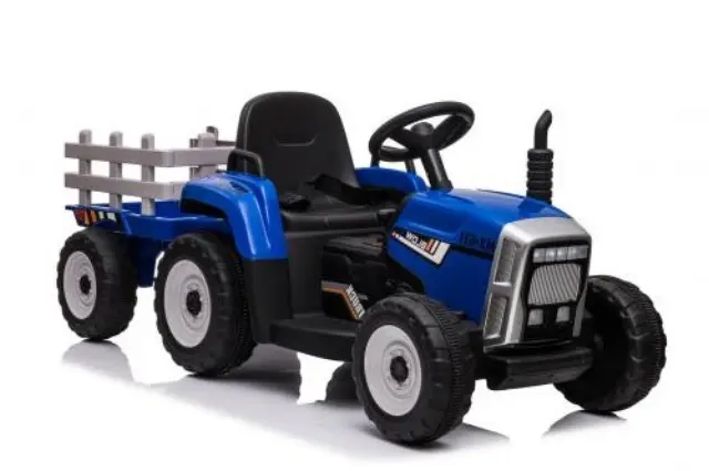 MONI - Tractor with trailer Farmer blue - 3800146214180
