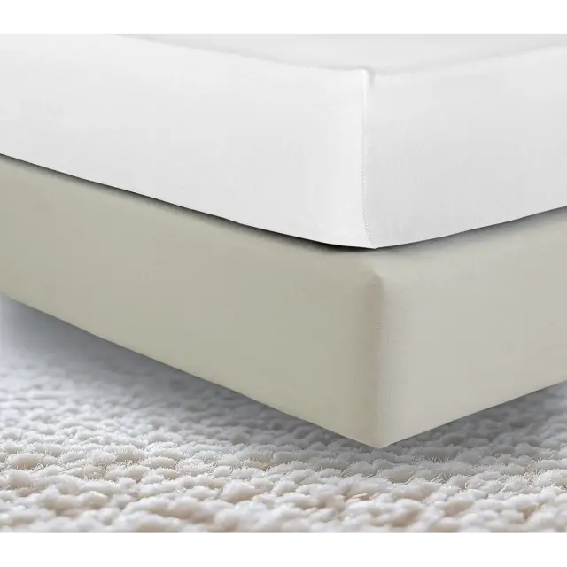 Σεντόνι κούνιας με λάστιχο Jersey 70x140+15 Pure White La Luna 5510100