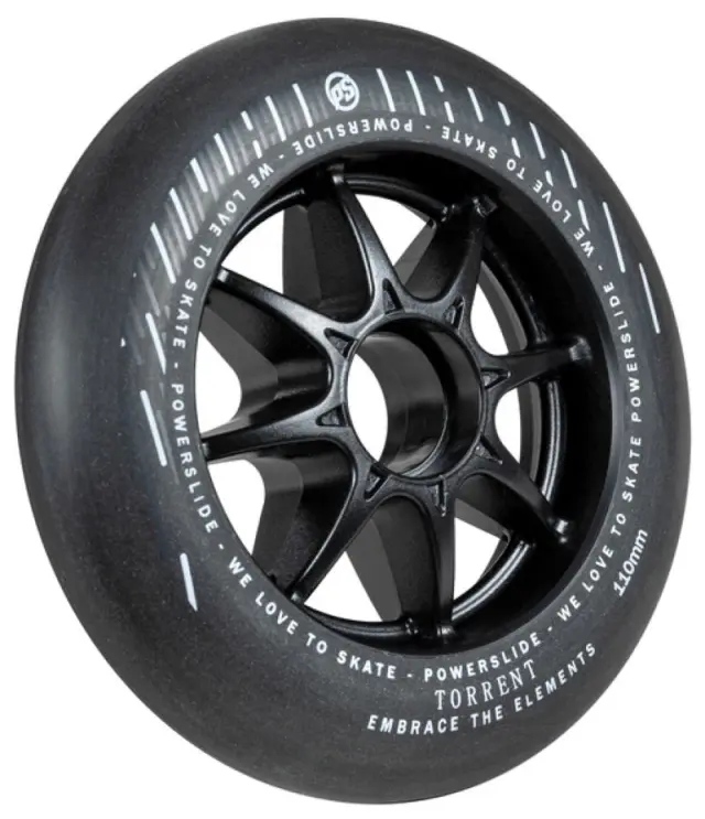 Powerslide Torrent Rain 110χιλ./84Α-70A Ροδάκια - Μαύρο 2