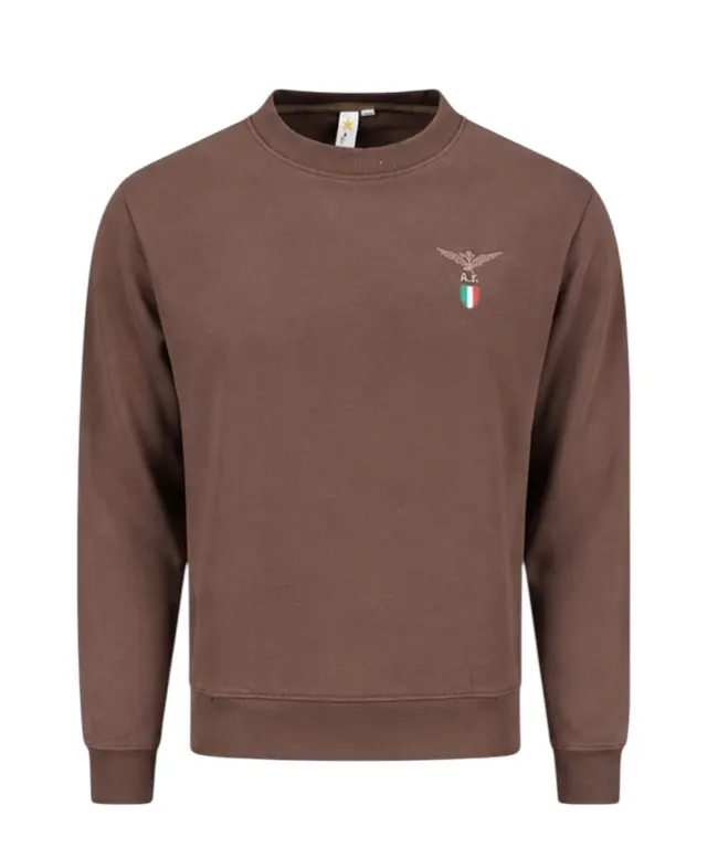 Accademia Militare - Ανδρική Μπλούζα Φούτερ W6S731-5731-054 Καφέ