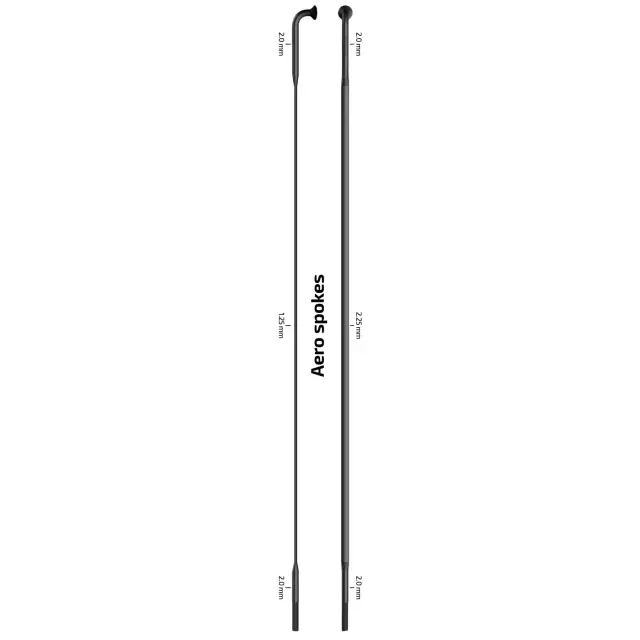 ΑΚΤΙΝΑ ZIPP 260mm ΤΕΜΑΧΙΟ ΜΕ ΚΑΨΟΥΛΙ CX-SPRINT J-BEND EXTERNAL ΜΑΥΡΗ