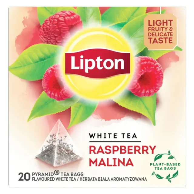 Lipton Λευκό Τσάι Βατόμουρο Πυραμίδα 20x1.5gr