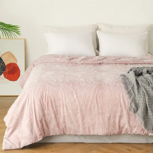 Κουβερλί 160Χ240 Μονό Polyester Melinen Calypso Rose