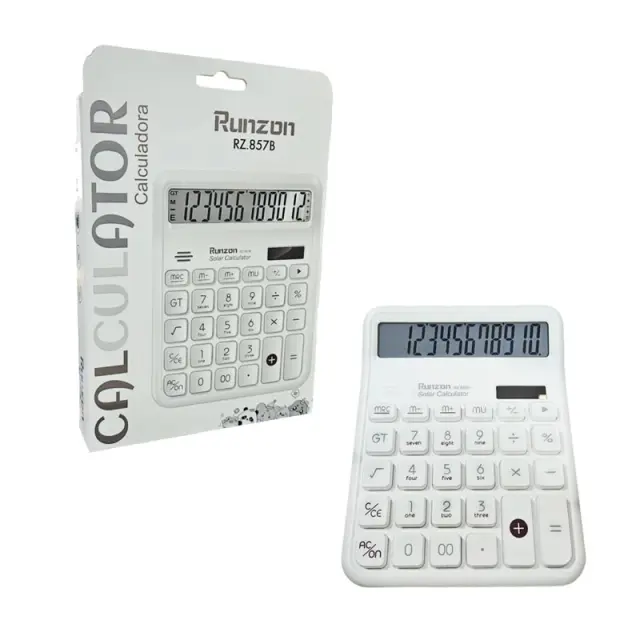 Runzon Αριθμομηχανή Γραφείου/Κομπιουτεράκι RZ-857B - Calculator 0301022