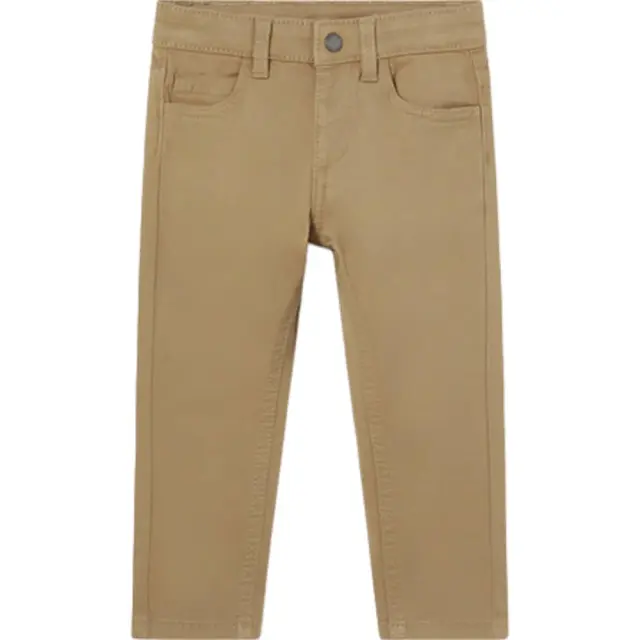 Mayoral Παντελόνι Πεντάτσεπο Slim Fit Βαμβάκι Χρώμα Μπεζ Καραμέλα 14-00563-034