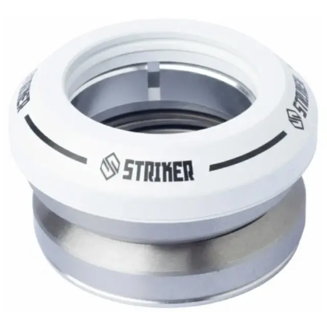 Striker Integrated Freestyle Scooter Headset - White