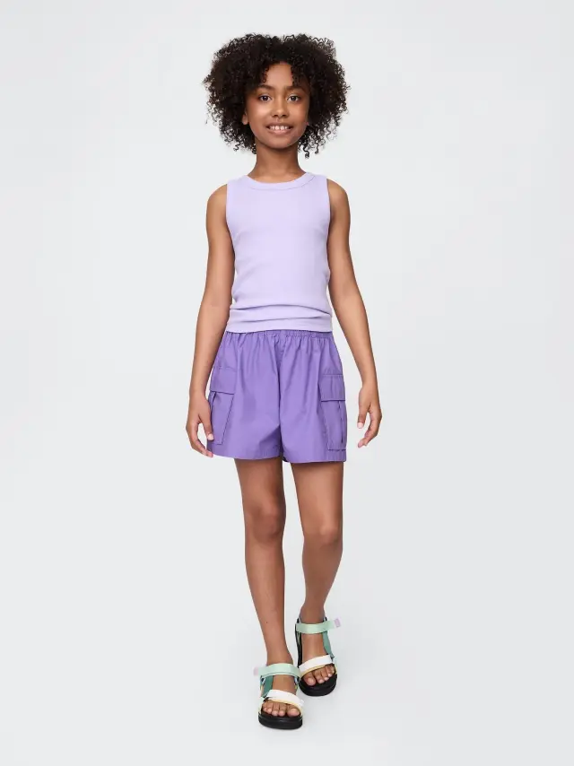 Παιδικό Σορτς από Ποπλίνα Easy Cargo Purple loganberry - XXL