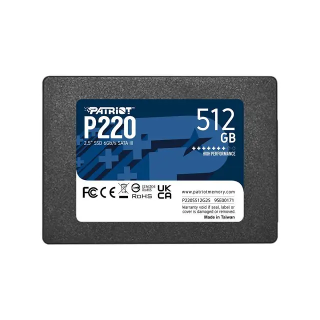 Patriot Δίσκος SSD P220 512GB Sata III (P220S512G25)