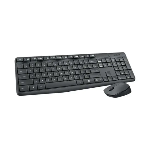 Logitech MK235 Ασύρματο Σετ Πληκτρολόγιο & Ποντίκι Αγγλικό Grey (920-007931) (LOGMK235US) 2