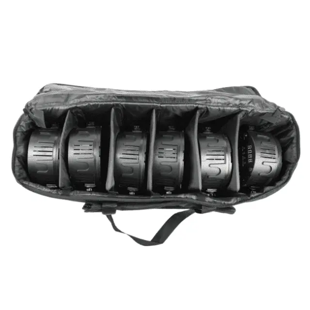 CASE4ME Cover Bags For 6 LED Slim Flat Pars Effects 3