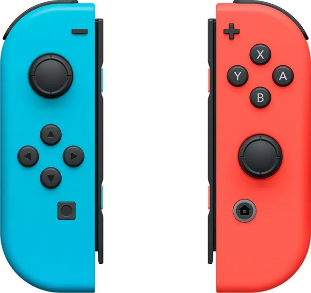 Joy-Con Set Ασύρματα Χειριστήρια για Nintendo Switch + Switch OLED με Bluetooth, Σετ 2 Τεμαχίων – Neon Red / Neon Blue