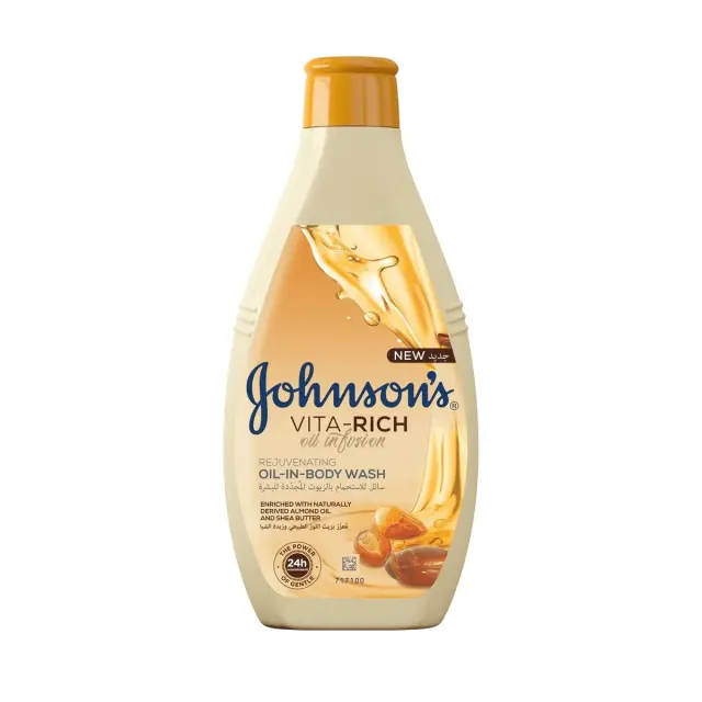 Johnson's Αφρόλουτρο Vita-Rich Αμυγδαλέλαιο&Βούτυρο Καριτέ 400ml