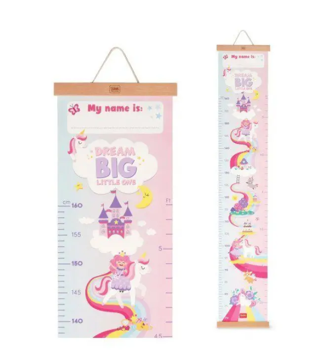 Legami® Wall-Hanging Αναστημόμετρο Dream Big, Little One- Unicorn