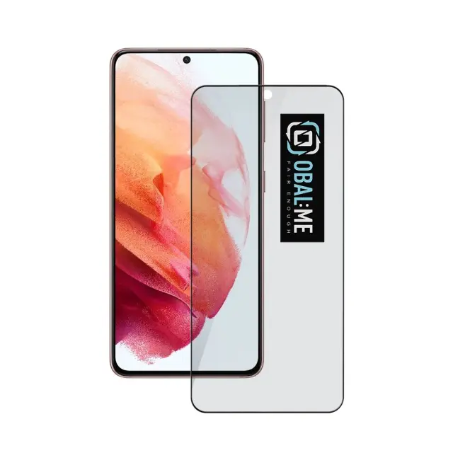 OBAL:ME Privacy 5D Glass Screen Protector for Samsung Galaxy S21 Black