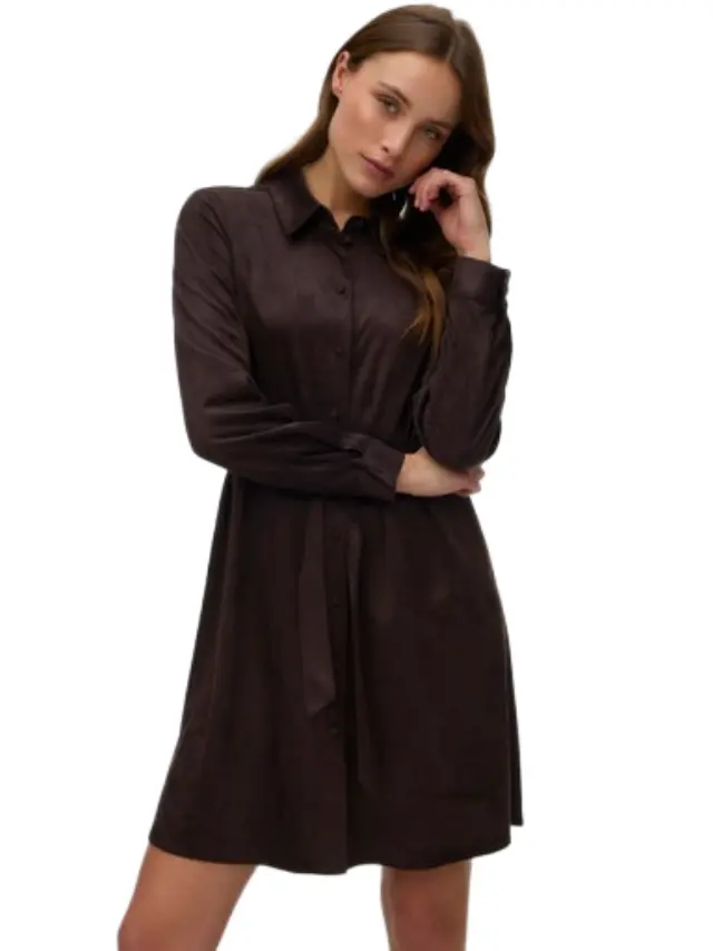Vero Moda γυναικείο σουέντ φόρεμα/πουκάμισο VMKATTY 10351761-1 2