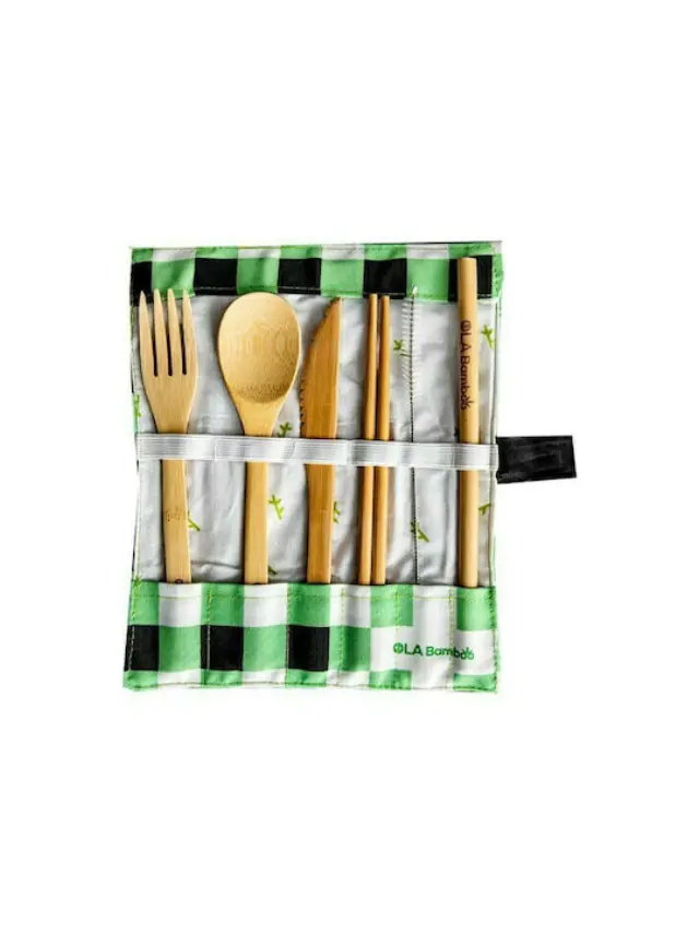 OLA Bamboo Σετ Μαχαιροπίρουνα 5τμχ