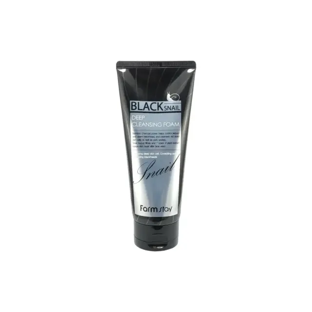 Farmstay Black Snail Deep Cleansing Foam Αφρός Καθαρισμού Προσώπου, 180ml