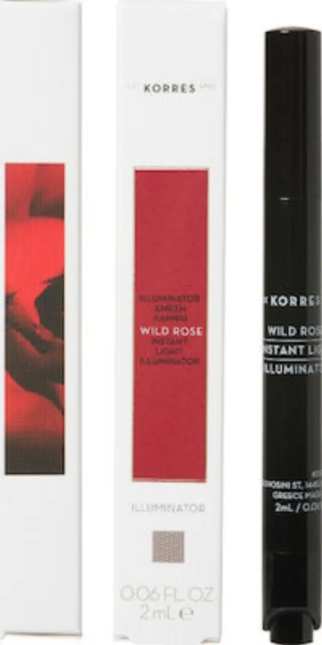 Korres Instant Light Illuminator Concealer Wild Rose με Διάφαμη Λάμψη 2ml 2