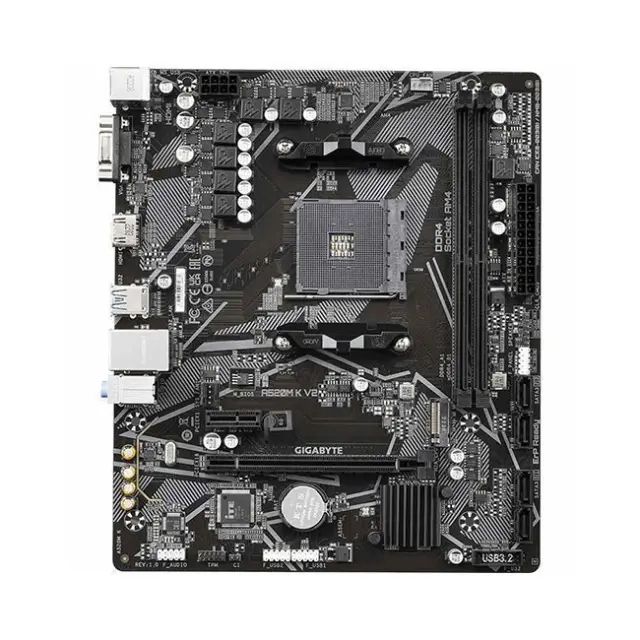 Gigabyte Motherboard A520M K V2 mATX DDR4 AM4 (A520M K V2) 2