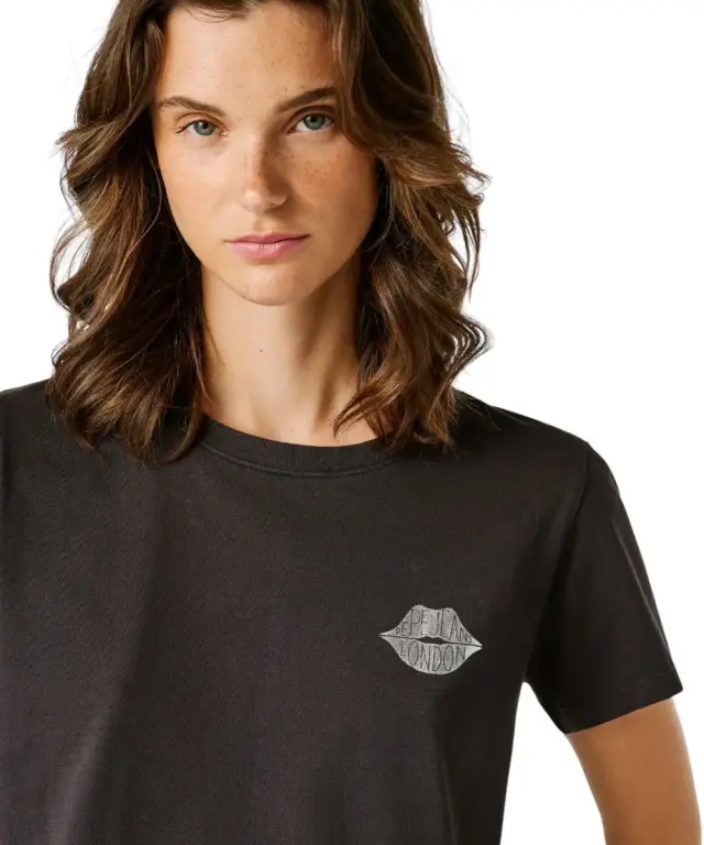 Pepe Jeans - Γυναικείο T-shirt Brule PL5000082-999 Μαύρο - XS 3