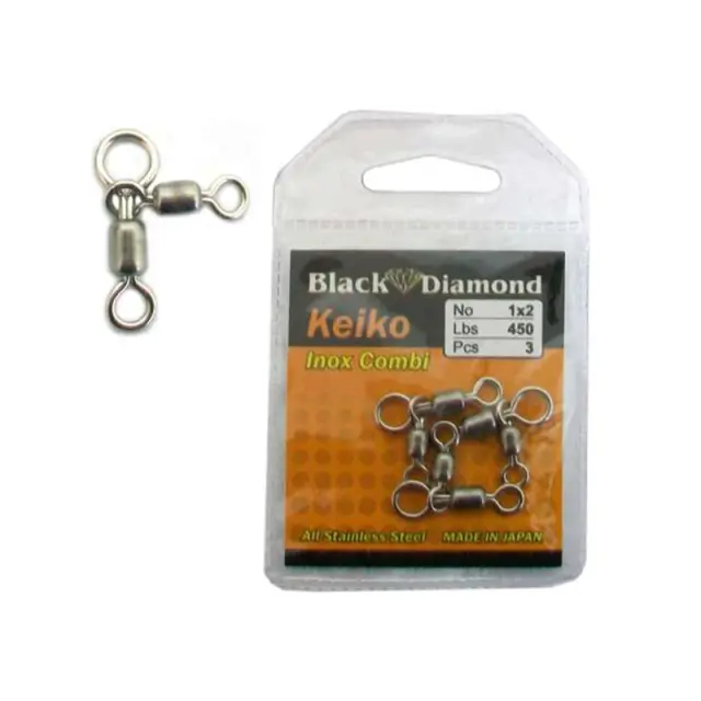 ΣΤΡΙΦΤΑΡΙ Black Diamond Keiko Inox Combi 2/0X1 - 725Lbs