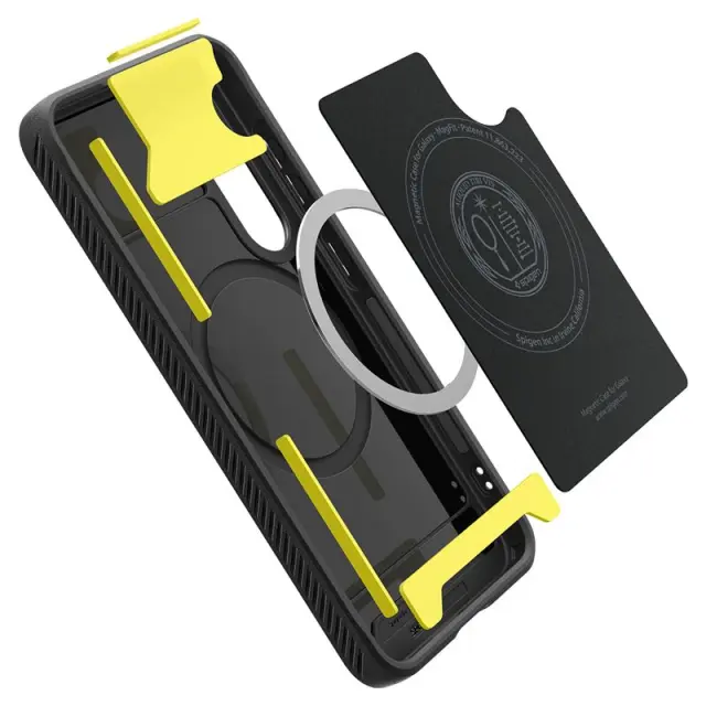 Spigen Rugged Armor MagSafe, matte black - Samsung Galaxy S25+ 2