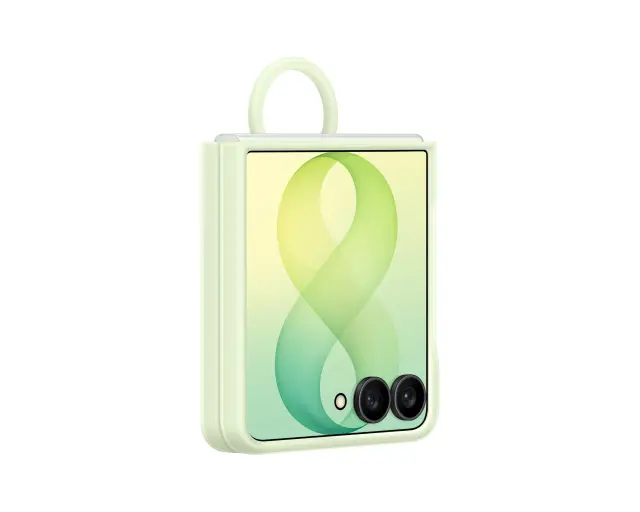 EF-EF776CGE Samsung Silicone Magnetic Cover with Ring for Galaxy Z Flip 8 Mint 2