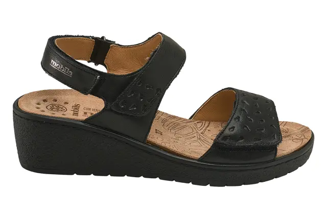 Mephisto Πλατφόρμες Γυναικείο δέρμα Μαύρο MEP/PENNY PERF BLACK 3