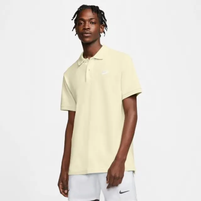 Nike Sportswear Polo T-Shirt (CJ4456-113) - Μπέζ