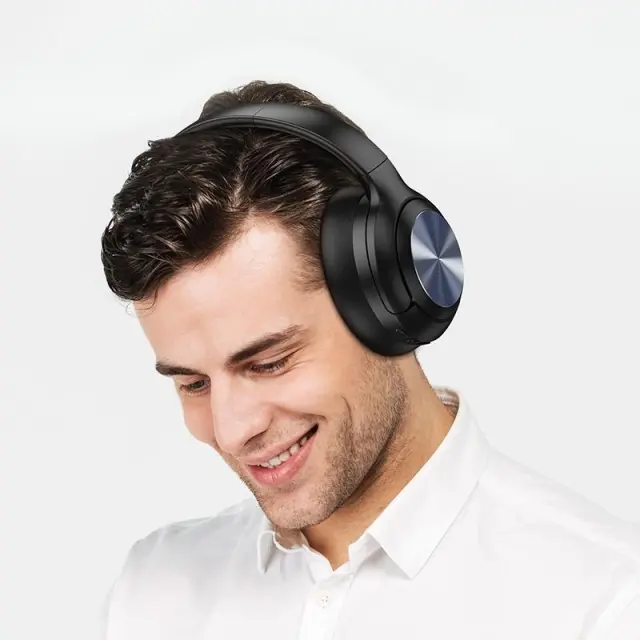 Hoco Ασύρματα/Ενσύρματα Over Ear Ακουστικά Μαύρα W54 3
