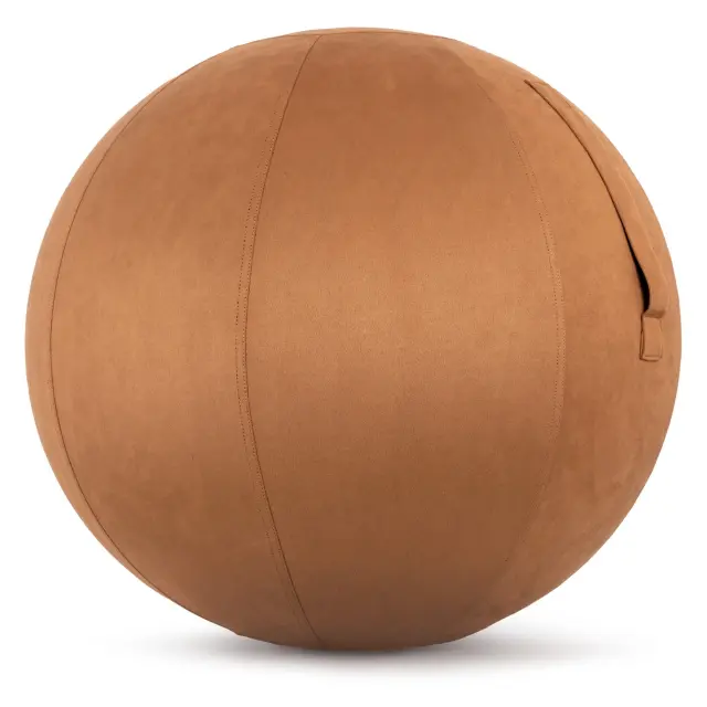 Κάλυμμα για Μπάλα Γυμναστικής AMILA GYMBALL 75cm Sueded Καφέ (96792)