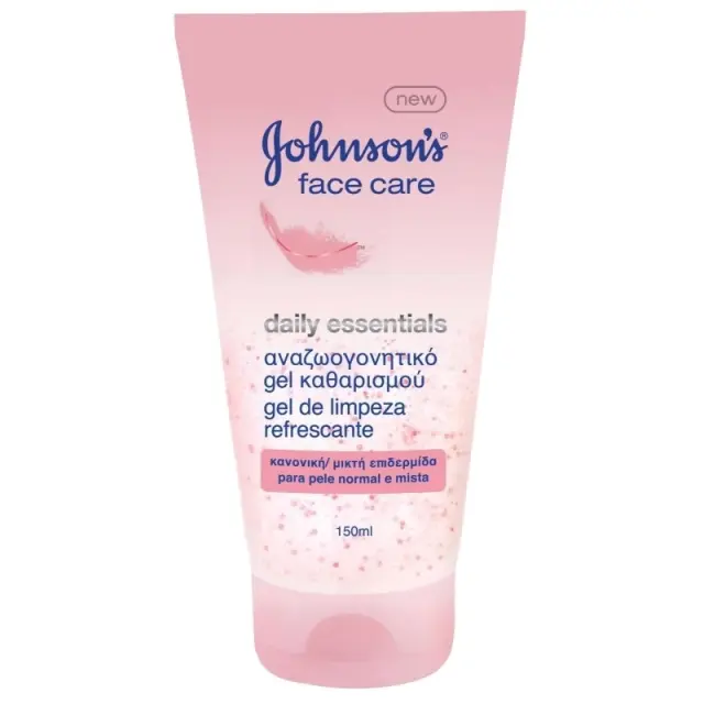 Johnson's Αναζωογονητικό Gel Καθαρισμού Κανονική Επιδερμίδα 150ml