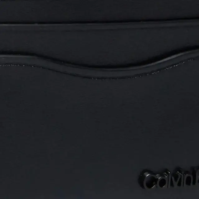 Δερμάτινη Καρτοθήκη Calvin Klein K50K511272-BEH Μαύρο - Single Size 3