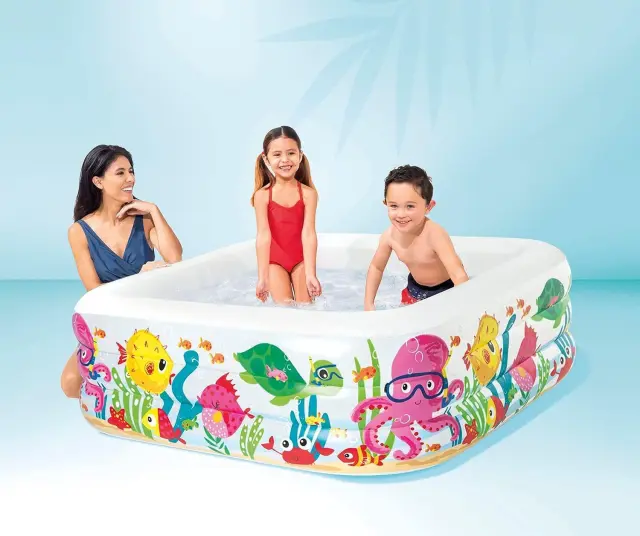 Intex Sea Aquarium Pool (57471NP).Μικρή Πισίνα Ενυδρειό - 159x159x50εκ 3+ Χρ. 3