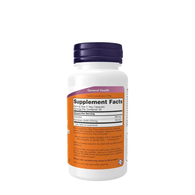 Now Foods Quercetin With Bromelain 2