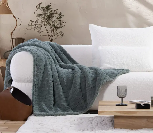 ΔΙΑΚΟΣΜΗΤΙΚΟ ΡΙΧΤΑΡΙ GERMAIN 130X180 NEF-NEF HOMEWARE GREEN